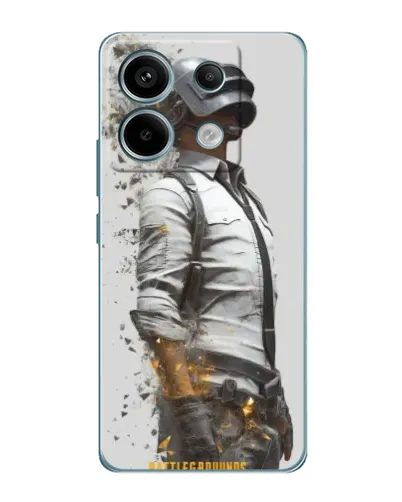 Чохол для Xiaomi Redmi Note 13 Pro з картинкою «PUBG — боєць у пилу» Чохол для Xiaomi Redmi Note 13 Pro з картинкою «PUBG — боєць у пилу»