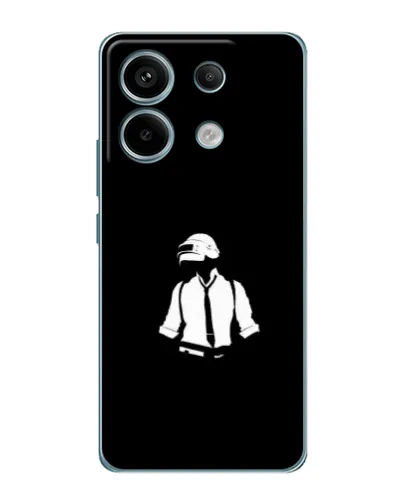 Чохол для Xiaomi Redmi Note 13 Pro з картинкою «PUBG — білий шолом» Чохол для Xiaomi Redmi Note 13 Pro з картинкою «PUBG — білий шолом»