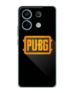 Чохол для Xiaomi Redmi Note 13 Pro з картинкою «PUBG — рамка лого»