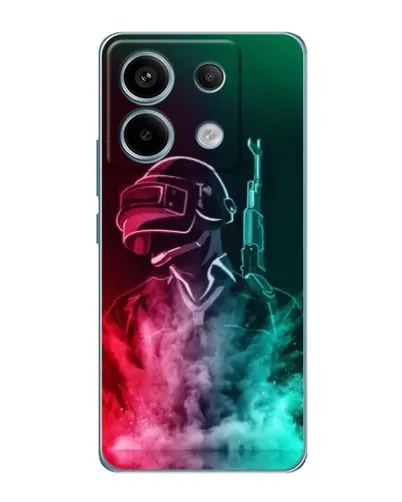 Чохол для Xiaomi Redmi Note 13 Pro з картинкою «PUBG — вогняний воїн» Чохол для Xiaomi Redmi Note 13 Pro з картинкою «PUBG — вогняний воїн»