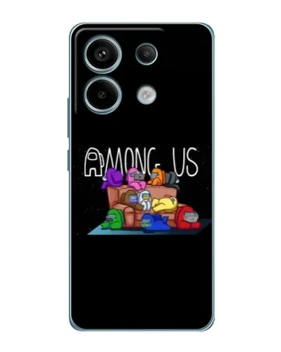 Чохол для Xiaomi Redmi Note 13 Pro з картинкою «Логотип Among Us» Чохол для Xiaomi Redmi Note 13 Pro з картинкою «Логотип Among Us»