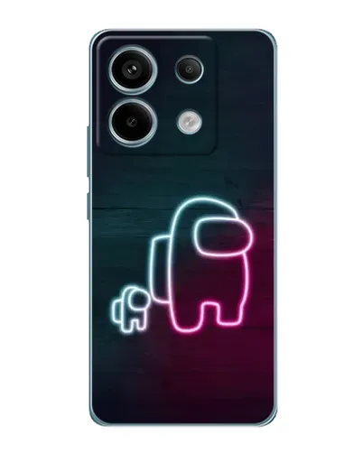 Чохол для Xiaomi Redmi Note 13 Pro з картинкою «Among Us неон-арт» Чохол для Xiaomi Redmi Note 13 Pro з картинкою «Among Us неон-арт»