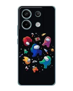 Чохол для Xiaomi Redmi Note 13 Pro з картинкою «Among Us космос»