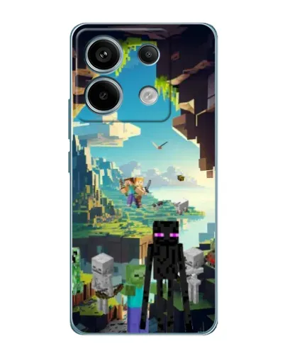 Чехол для Xiaomi Redmi Note 13 Pro с картинкой «Эндермен в лесу»