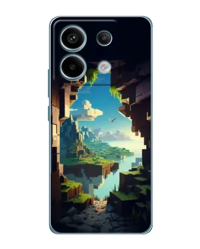 Чехол для Xiaomi Redmi Note 13 Pro с картинкой «Вид из пещеры»
