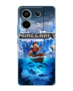 Чохол для Xiaomi Redmi Note 13 Pro з картинкою «Minecraft льодянийсвіт» Чохол для Xiaomi Redmi Note 13 Pro з картинкою «Minecraft льодянийсвіт»