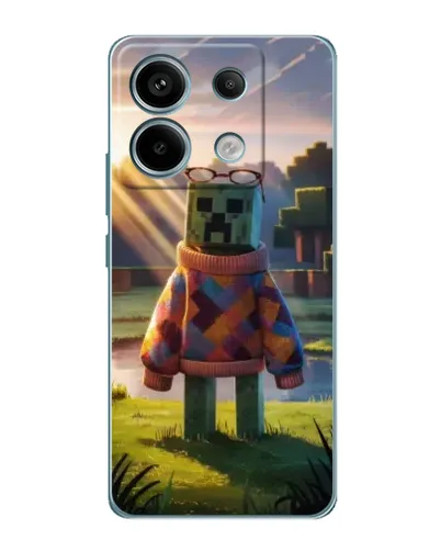 Чехол для Xiaomi Redmi Note 13 Pro с картинкой «Крипер в свитере»