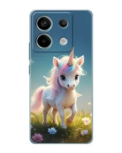 Чехол для Xiaomi Redmi Note 13 Pro с картинкой «Единорог на поляне» Чехол для Xiaomi Redmi Note 13 Pro с картинкой «Единорог на поляне»