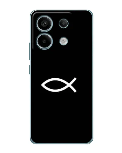 Чехол для Xiaomi Redmi Note 13 Pro с картинкой «Символ рыбы Jesus» Чехол для Xiaomi Redmi Note 13 Pro с картинкой «Символ рыбы Jesus»