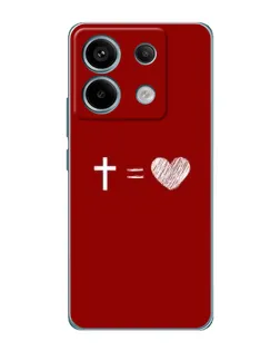 Чехол для Xiaomi Redmi Note 13 Pro с картинкой «Уравнение любви» Чехол для Xiaomi Redmi Note 13 Pro с картинкой «Уравнение любви»