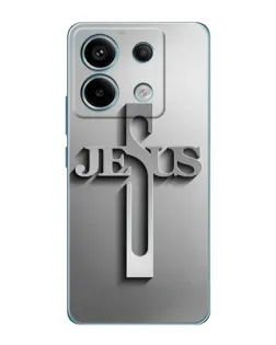 Чехол для Xiaomi Redmi Note 13 Pro с картинкой «Металлический крест Jesus» Чехол для Xiaomi Redmi Note 13 Pro с картинкой «Металлический крест Jesus»