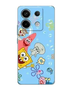 Чехол для Xiaomi Redmi Note 13 Pro с картинкой «Веселые пузырьки»