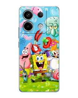 Чехол для Xiaomi Redmi Note 13 Pro с картинкой «Губка Боб и друзья» Чехол для Xiaomi Redmi Note 13 Pro с картинкой «Губка Боб и друзья»