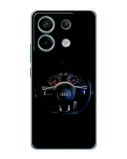 Чехол для Xiaomi Redmi Note 13 Pro с картинкой «Салон Audi — руль» Чехол для Xiaomi Redmi Note 13 Pro с картинкой «Салон Audi — руль»