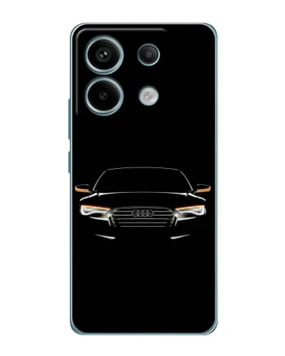 Чехол для Xiaomi Redmi Note 13 Pro с картинкой «Audi — ночной контур» Чехол для Xiaomi Redmi Note 13 Pro с картинкой «Audi — ночной контур»