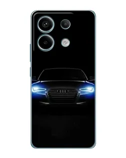 Чехол для Xiaomi Redmi Note 13 Pro с картинкой «Audi в неоне»