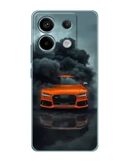 Чехол для Xiaomi Redmi Note 13 Pro с картинкой «Audi в облаках дыма»