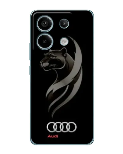 Чехол для Xiaomi Redmi Note 13 Pro с картинкой «Графика — пантера и Audi» Чехол для Xiaomi Redmi Note 13 Pro с картинкой «Графика — пантера и Audi»