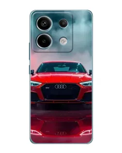 Чехол для Xiaomi Redmi Note 13 Pro с картинкой «Audi RS — красный стиль»