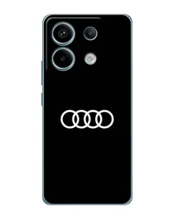 Чехол для Xiaomi Redmi Note 13 Pro с картинкой «Audi White Logo»