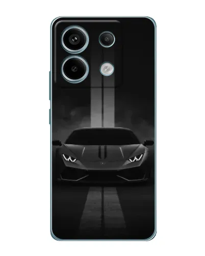 Чохол для Xiaomi Redmi Note 13 Pro з картинкою «Lamborghini симетрія доріг»