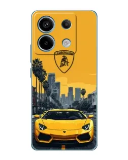 Чохол для Xiaomi Redmi Note 13 Pro з картинкою «Жовтий Lamborghini місто» Чохол для Xiaomi Redmi Note 13 Pro з картинкою «Жовтий Lamborghini місто»
