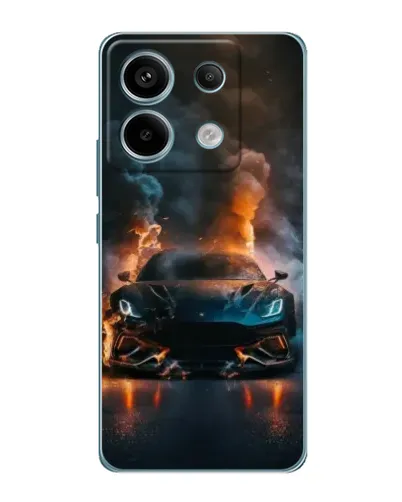 Чохол для Xiaomi Redmi Note 13 Pro з картинкою «Lamborghini димна естетика»