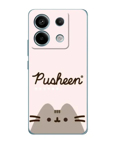 Чехол для Xiaomi Redmi Note 13 Pro с картинкой «Pusheen логотип»
