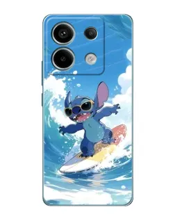 Чехол для Xiaomi Redmi Note 13 Pro с картинкой «Стич на волне»