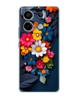 Чехол для Xiaomi Redmi Note 13 Pro с картинкой «Цветочная феерия»