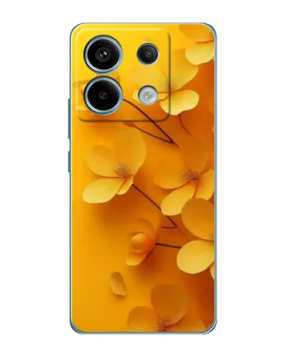 Чехол для Xiaomi Redmi Note 13 Pro с картинкой «Золотые лепестки»