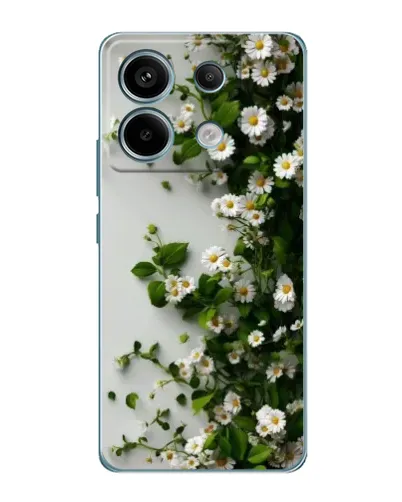 Чехол для Xiaomi Redmi Note 13 Pro с картинкой «Ветка мелких белых цветов»