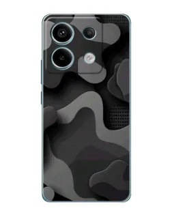 Чехол для Xiaomi Redmi Note 13 Pro с картинкой «Темный абстрактный камуфляж»