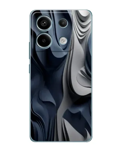 Чехол для Xiaomi Redmi Note 13 Pro с картинкой «Объемные синие складки» Чехол для Xiaomi Redmi Note 13 Pro с картинкой «Объемные синие складки»