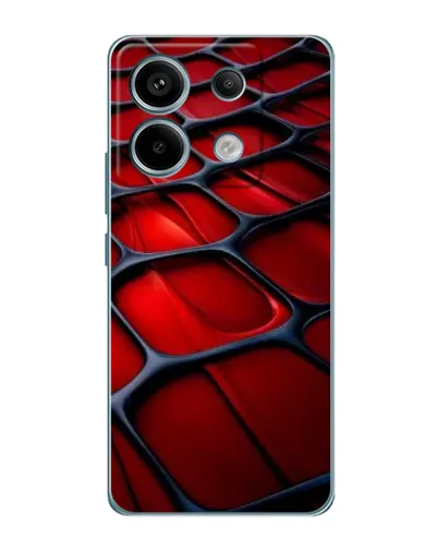 Чехол для Xiaomi Redmi Note 13 Pro с картинкой «Красная глянцевая сетка» Чехол для Xiaomi Redmi Note 13 Pro с картинкой «Красная глянцевая сетка»