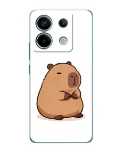 Чехол для Xiaomi Redmi Note 13 Pro с картинкой «Толстенькая капибара»