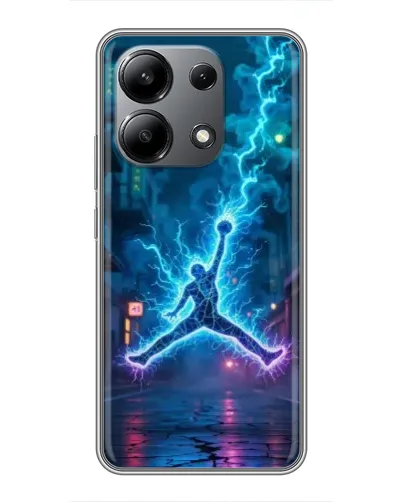 Чохол для Xiaomi Redmi Note 13 (4G) з картинкою «Jordan Gold Jumpman»