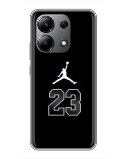 Чохол для Xiaomi Redmi Note 13 (4G) з картинкою «Jordan Flight 23»