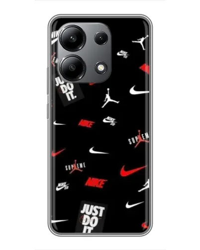Чохол для Xiaomi Redmi Note 13 (4G) з картинкою «Nike Mix Pattern»