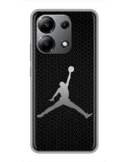 Чохол для Xiaomi Redmi Note 13 (4G) з картинкою «Jordan Dark Carbon»