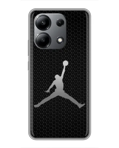 Чохол для Xiaomi Redmi Note 13 (4G) з картинкою «Jordan Dark Carbon»