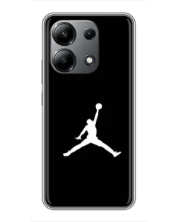Чохол для Xiaomi Redmi Note 13 (4G) з картинкою «Jordan Silhouette»