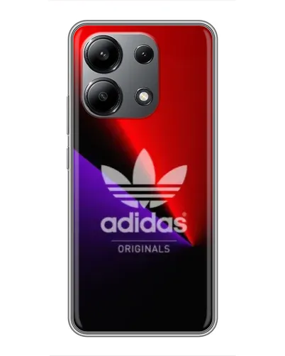 Чехол для Xiaomi Redmi Note 13 (4G) с картинкой «Adidas Red Neon»