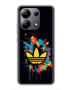Чохол для Xiaomi Redmi Note 13 (4G) з картинкою «Adidas Splash»