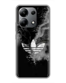 Чехол для Xiaomi Redmi Note 13 (4G) с картинкой «Абстрактный дым Adidas»
