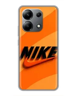 Чохол для Xiaomi Redmi Note 13 (4G) з картинкою «Помаранчевий драйв Nike»