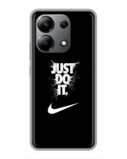 Чохол для Xiaomi Redmi Note 13 (4G) з картинкою «Текстовий принт Nike»