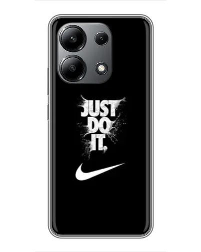 Чохол для Xiaomi Redmi Note 13 (4G) з картинкою «Текстовий принт Nike»