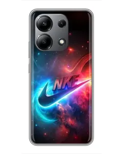 Чохол для Xiaomi Redmi Note 13 (4G) з картинкою «Вогняний логотип Nike»