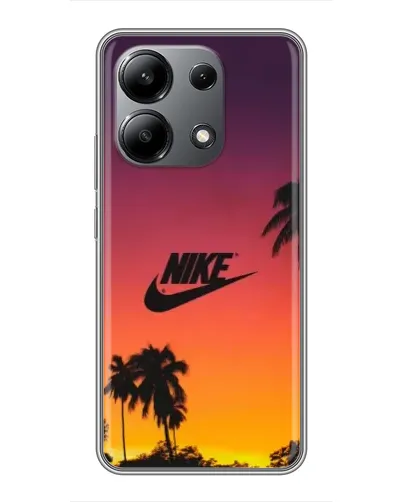 Чохол для Xiaomi Redmi Note 13 (4G) з картинкою «Nike на заході сонця»